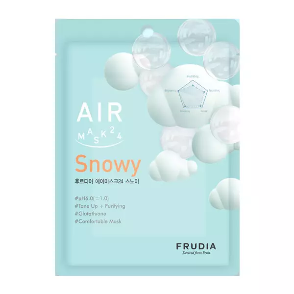 Обновляющая кремовая маска для лица Frudia Air Mask 24 Snowy